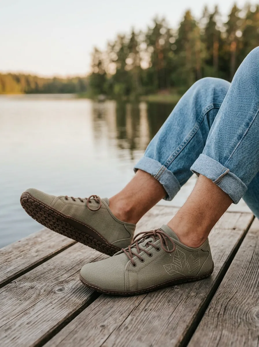 Weekend Leaf Graphic Profile Unisex Barefoot Shoes
