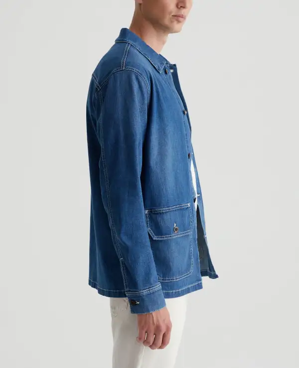 Men's Refined Straight-Leg Denim Jacket