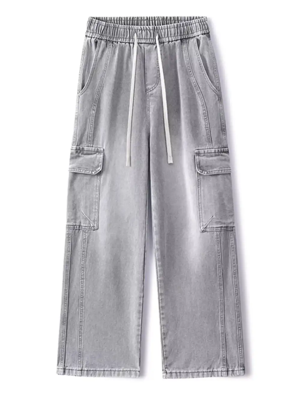 Wide Leg Cargo Jeans