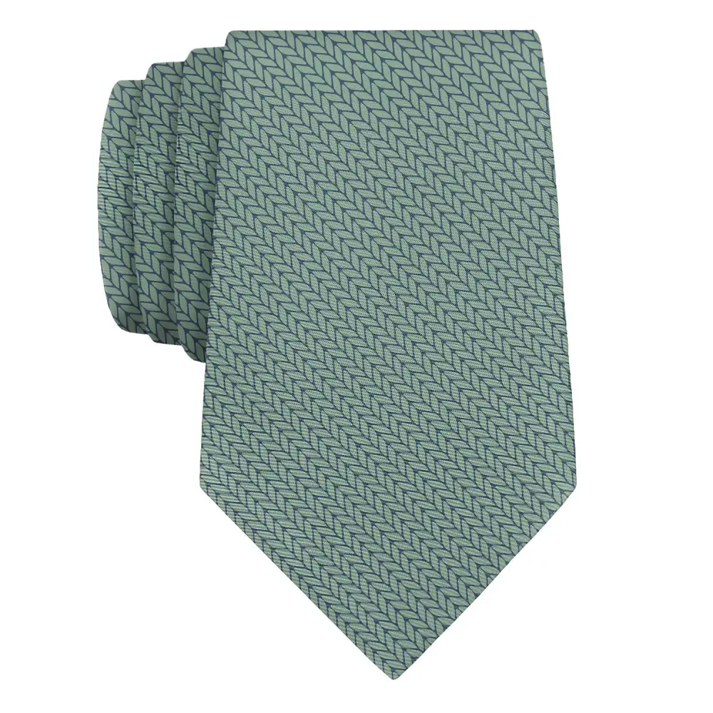 Knit Texture Pattern Necktie