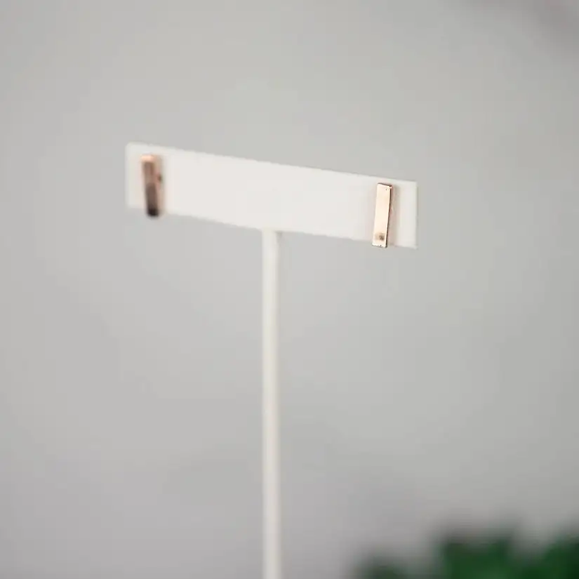 Small Bar Studs Earrings