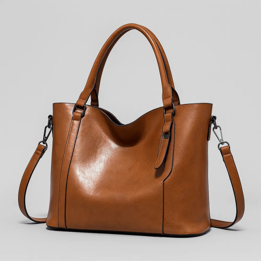 Streamlined Vintage Shoulder Bag