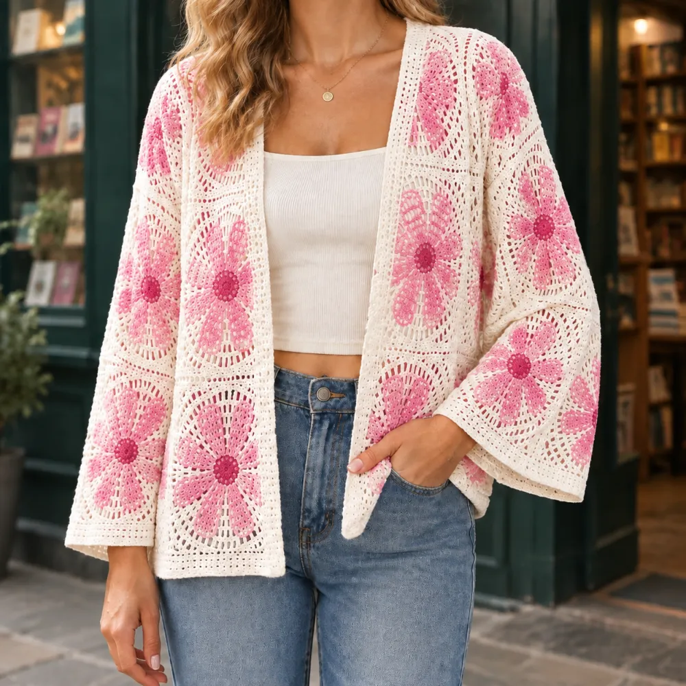 Crochet Airy Cardigan