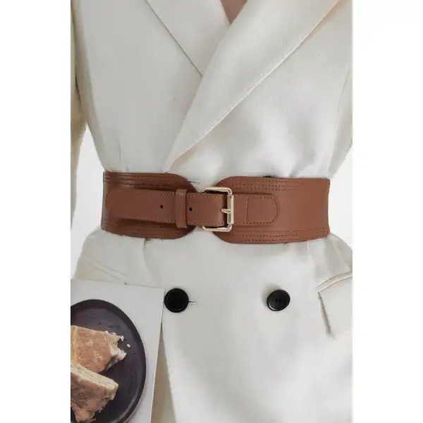 Modern Elastic Wide PU Belt