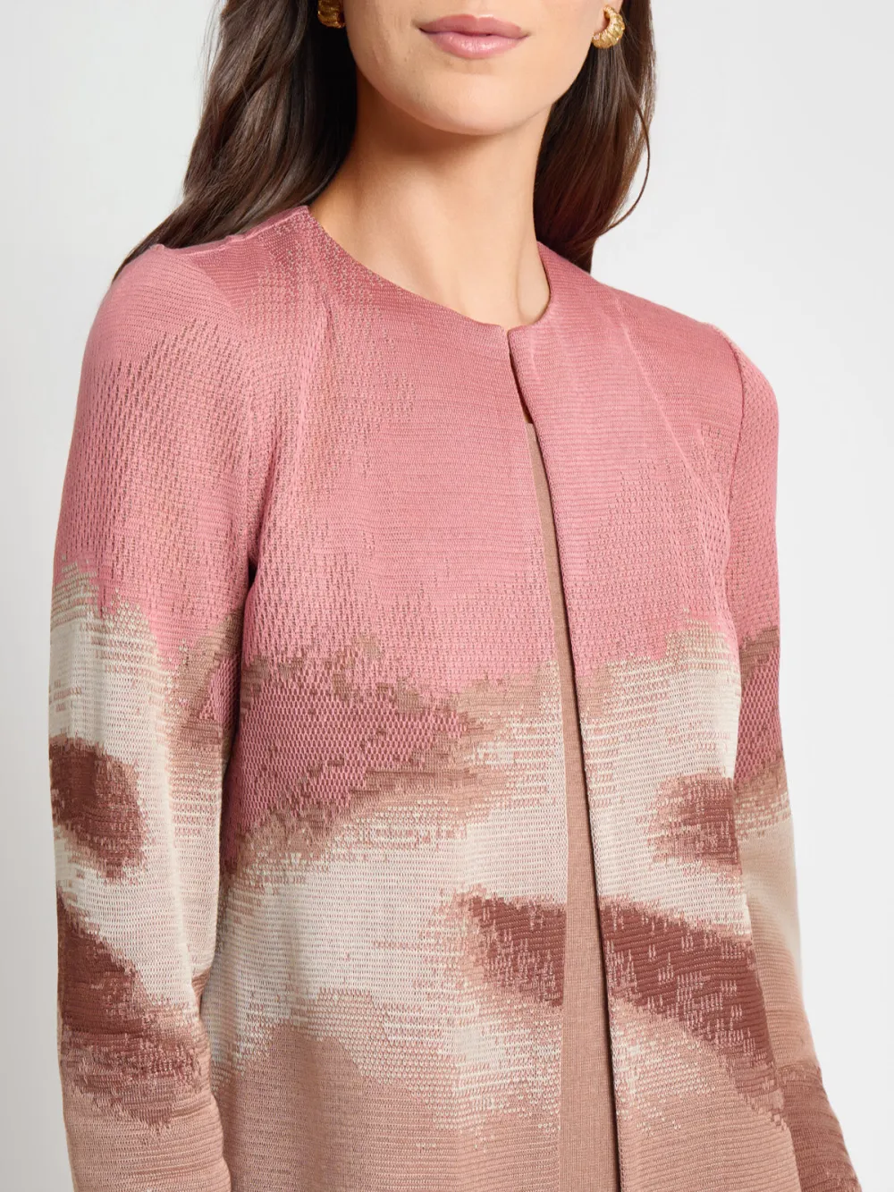 Round Neck Open Top Knitwear