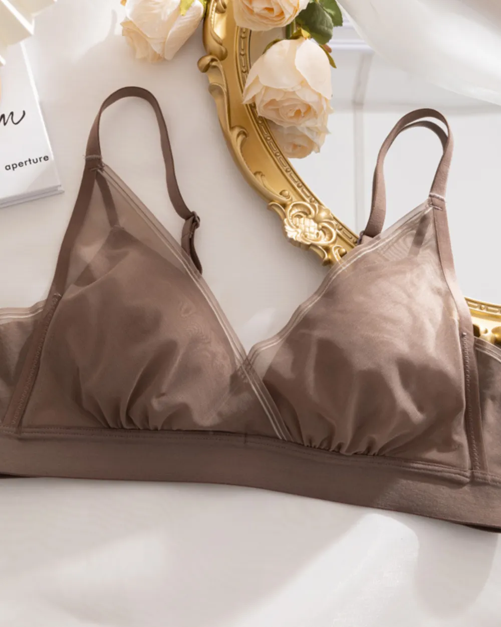 Soft Cup Mesh Bralette