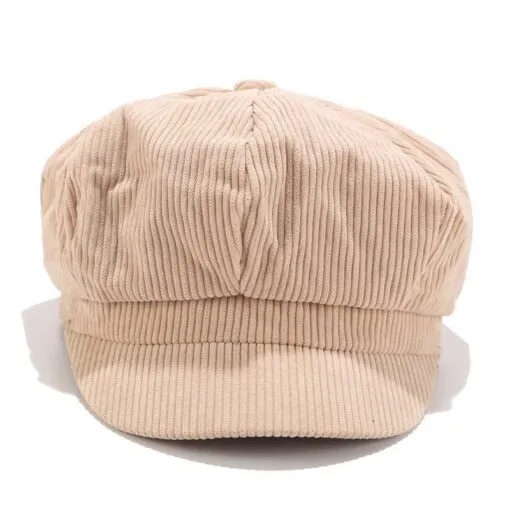 Corduroy Newsboy Cap