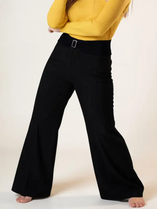 Plus Size High Waisted Flare Pants