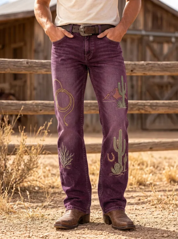 Everyday Cowboy Lasso Relaxed Look Men's Western Jeans