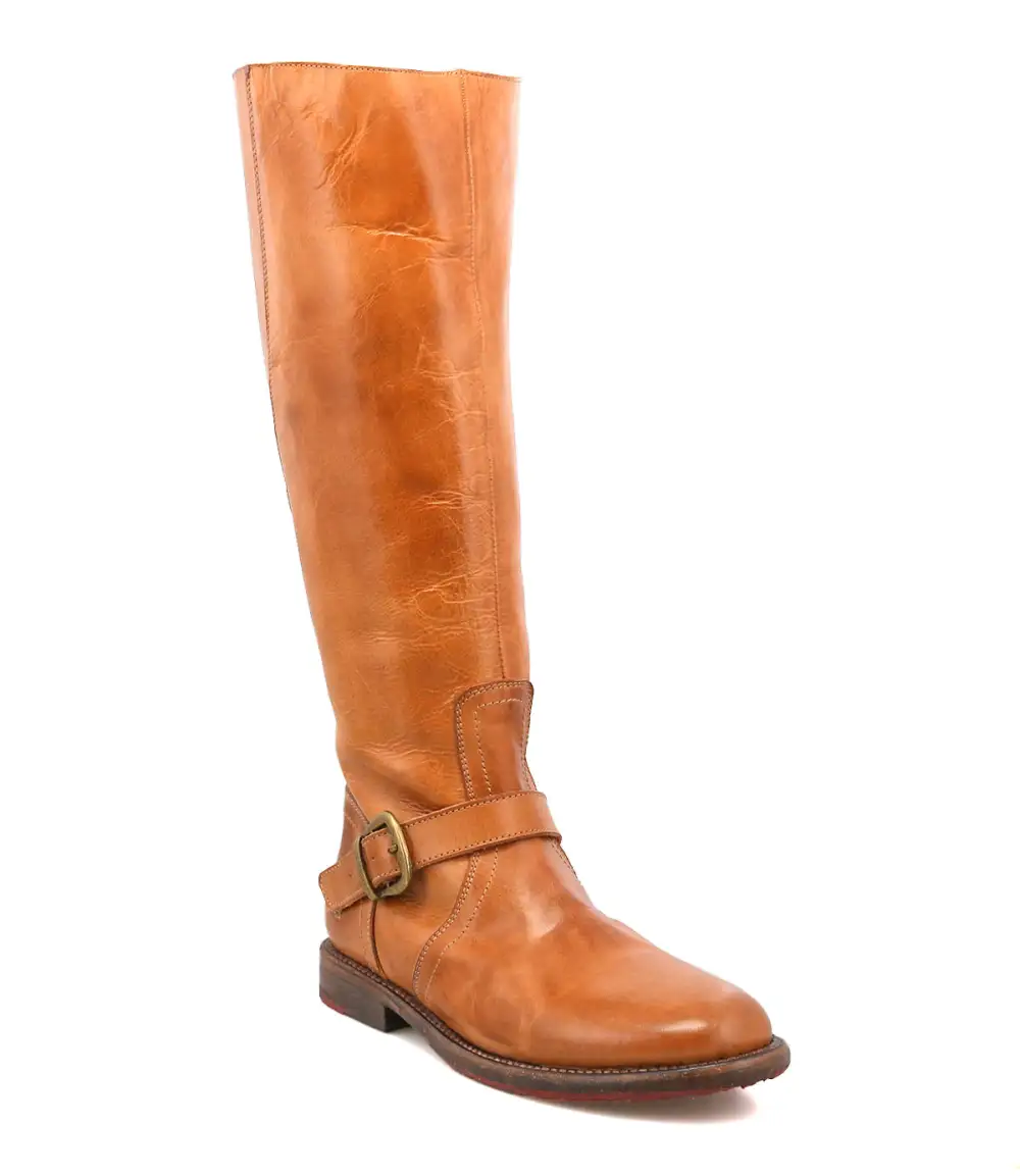 Buckled Layered Riding Boots