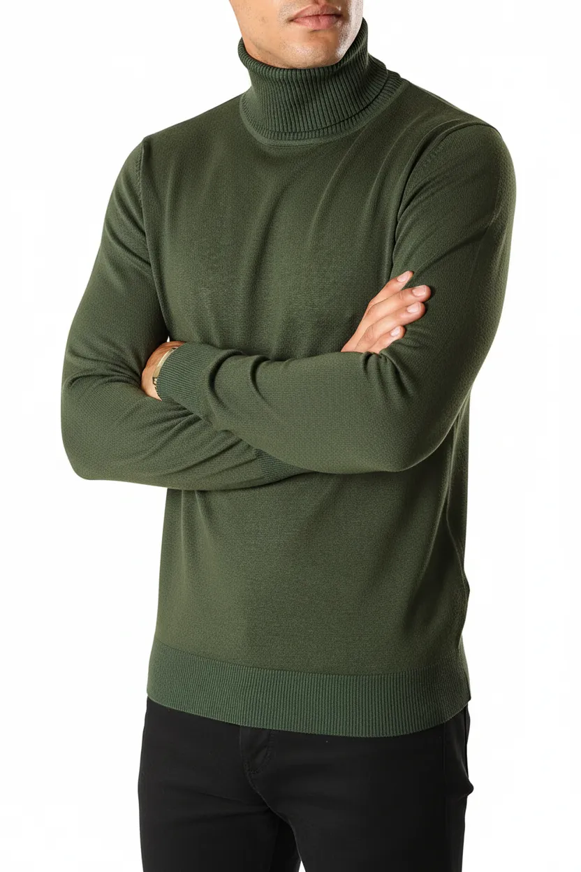 Modern Refined Everyday Turtleneck Sweater