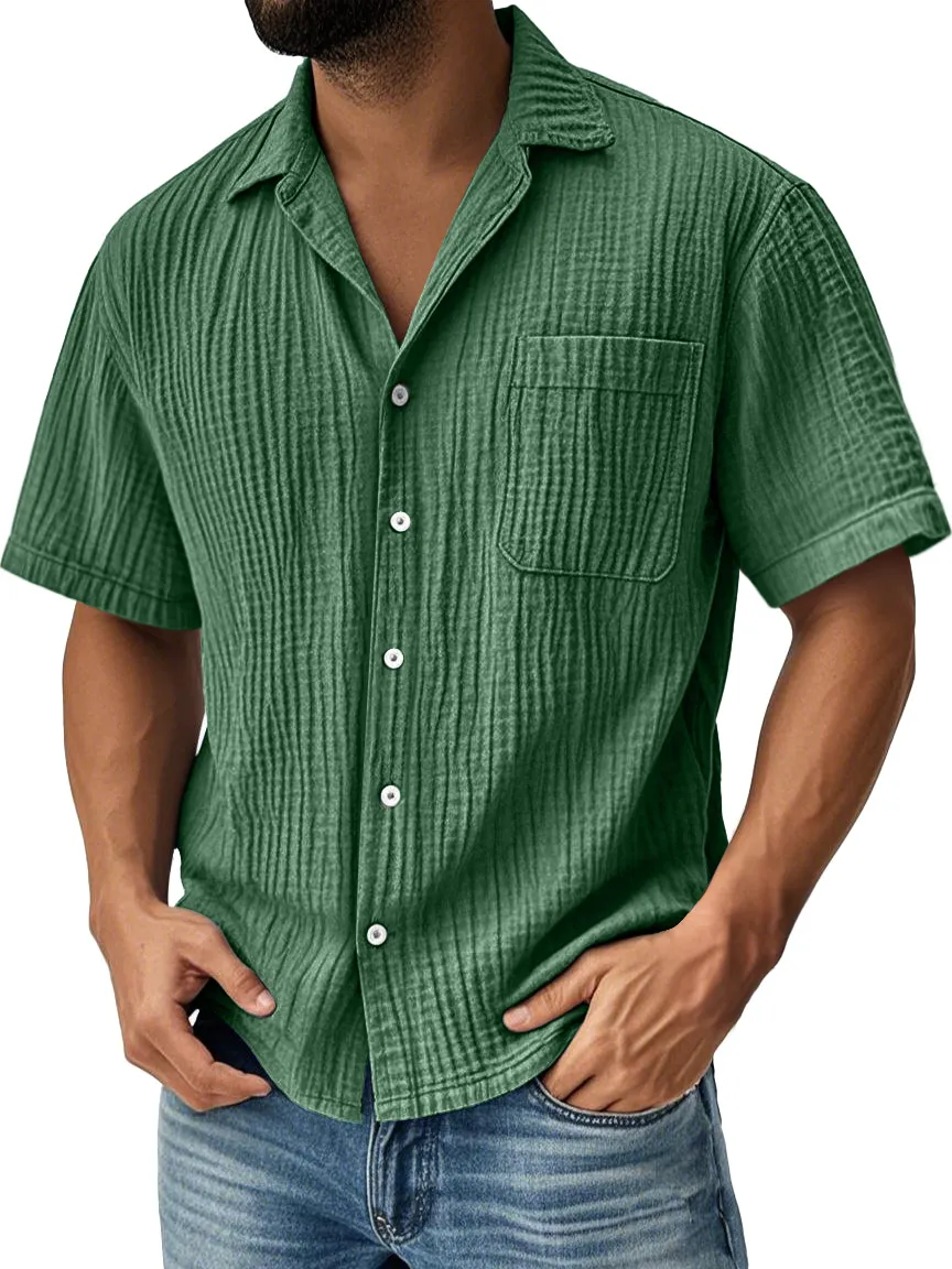 Modern Short Sleeve Pocket Shirt