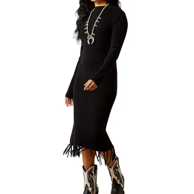 Knit Long Sleeve Casual Dress