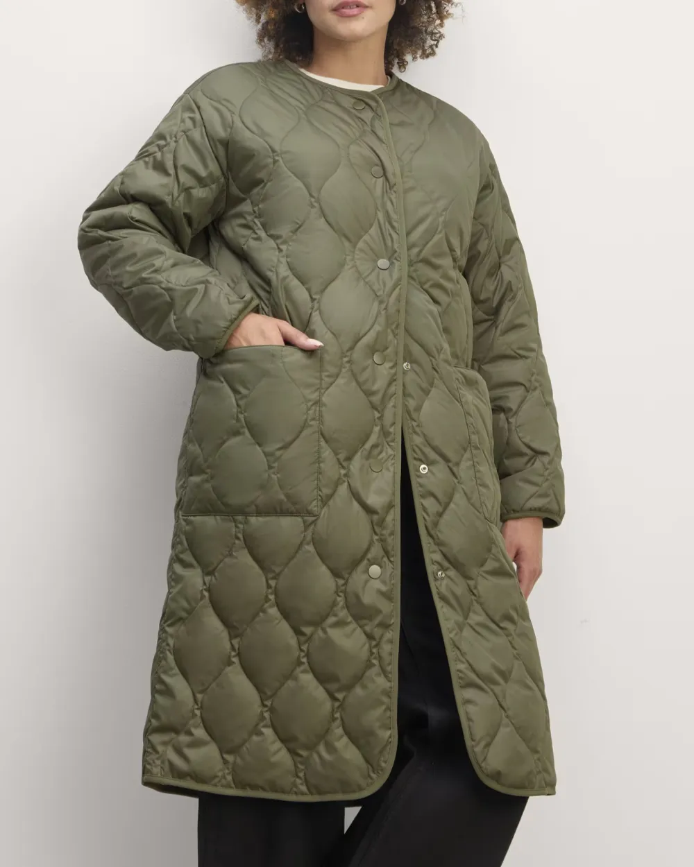 The Long Quilted Liner Coat