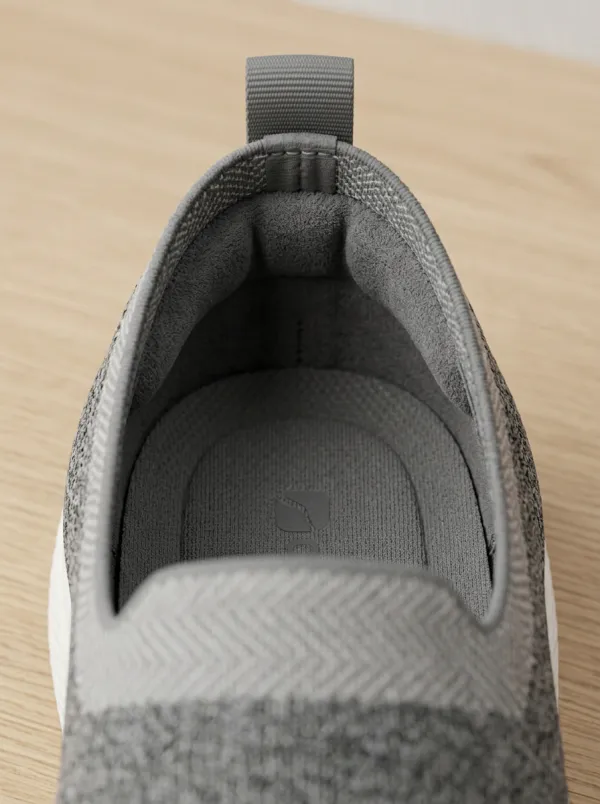 Versatile Knit Graphic Winter Look Men's Stretch Canvas Shoes