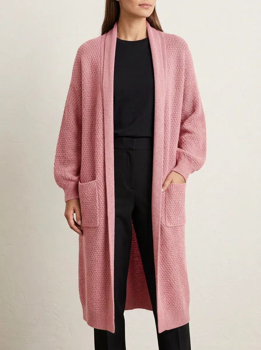 Women's Relaxed Knit Knit Cardigan