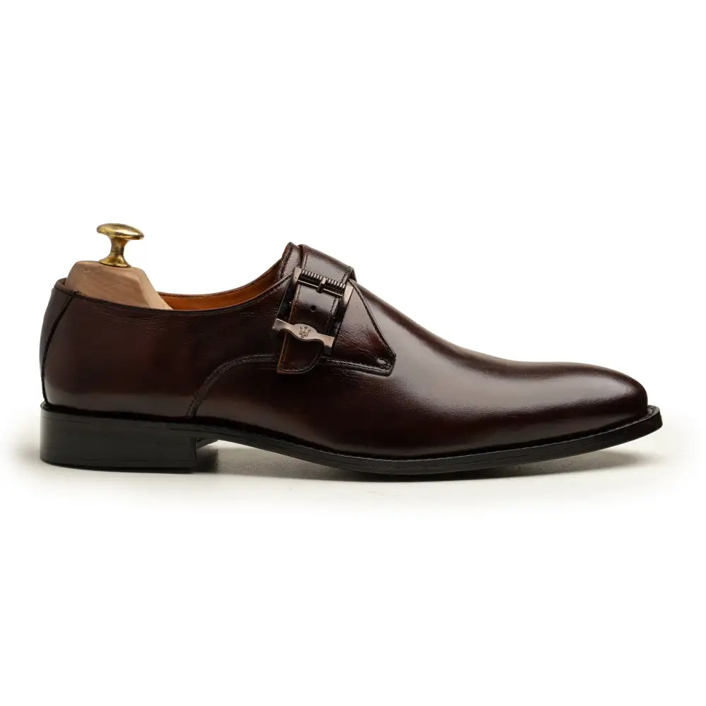 Structured Monk Strap Shoes