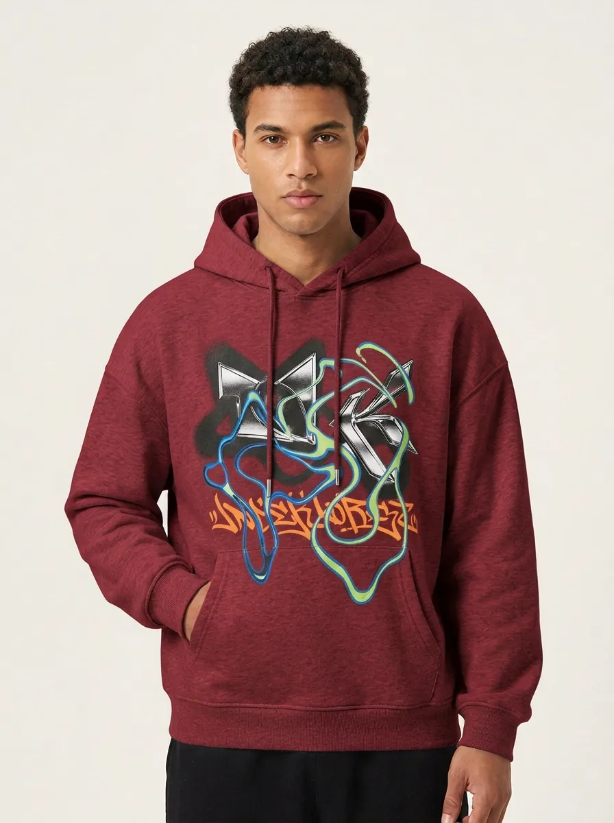 Unisex Graffiti Abstract Art Streetwear Hoodie