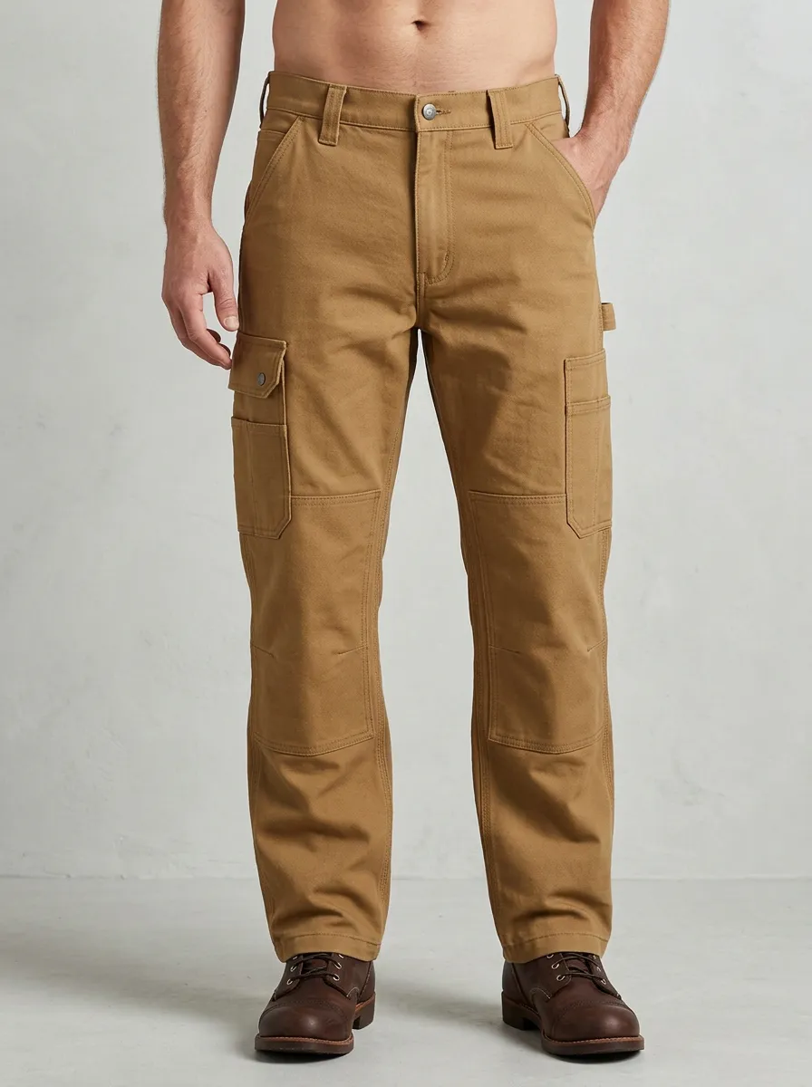 Men's Robust Multi-Pocket Utility Work Pants