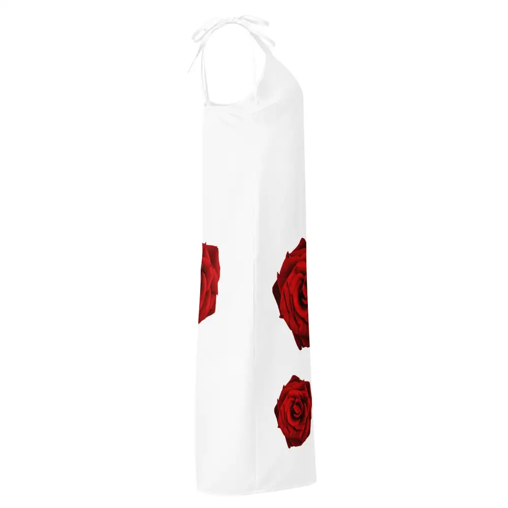 Minimal Tie Strap Midi Dress
