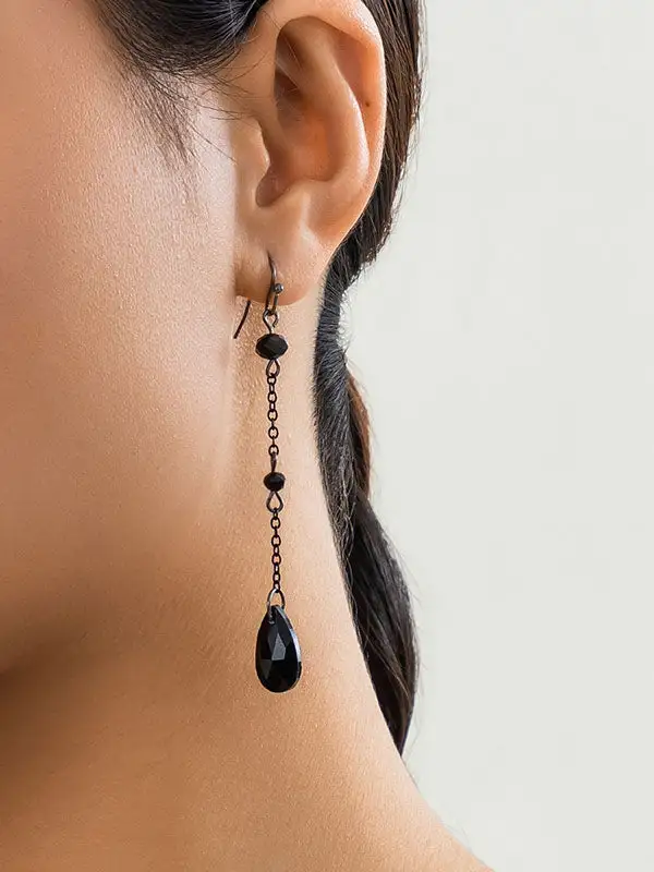 Contemporary Openwork Drop Earrings