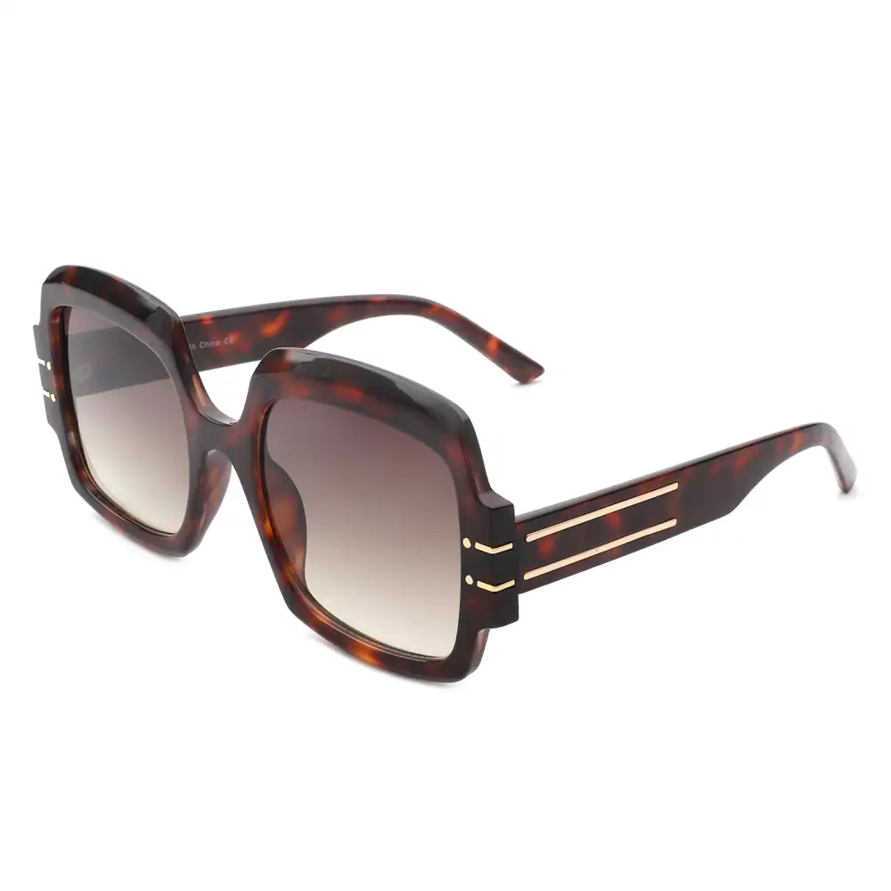 Jelly Square Flat Top Frame Sunglasses