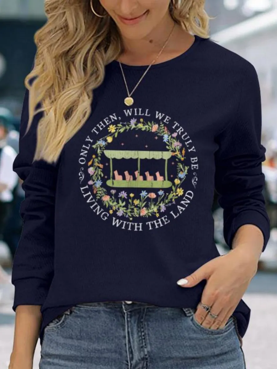 Wildflower Wreath Graphic T-Shirt