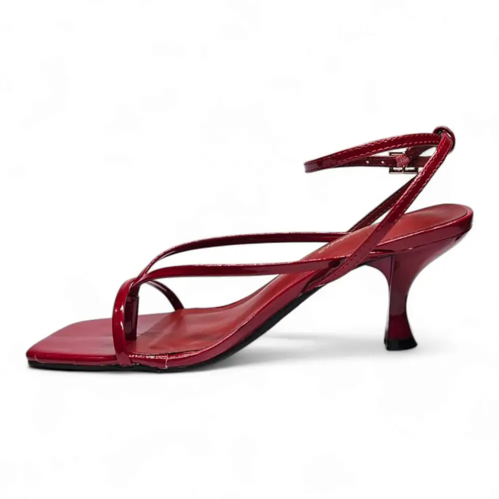 Align Thong Ankle Strap Kitten Heel