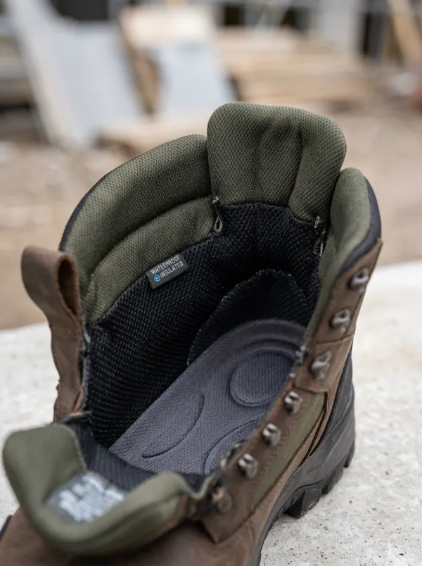 All-Terrain-Look Leather-Look Men's Waterproof Work Boots