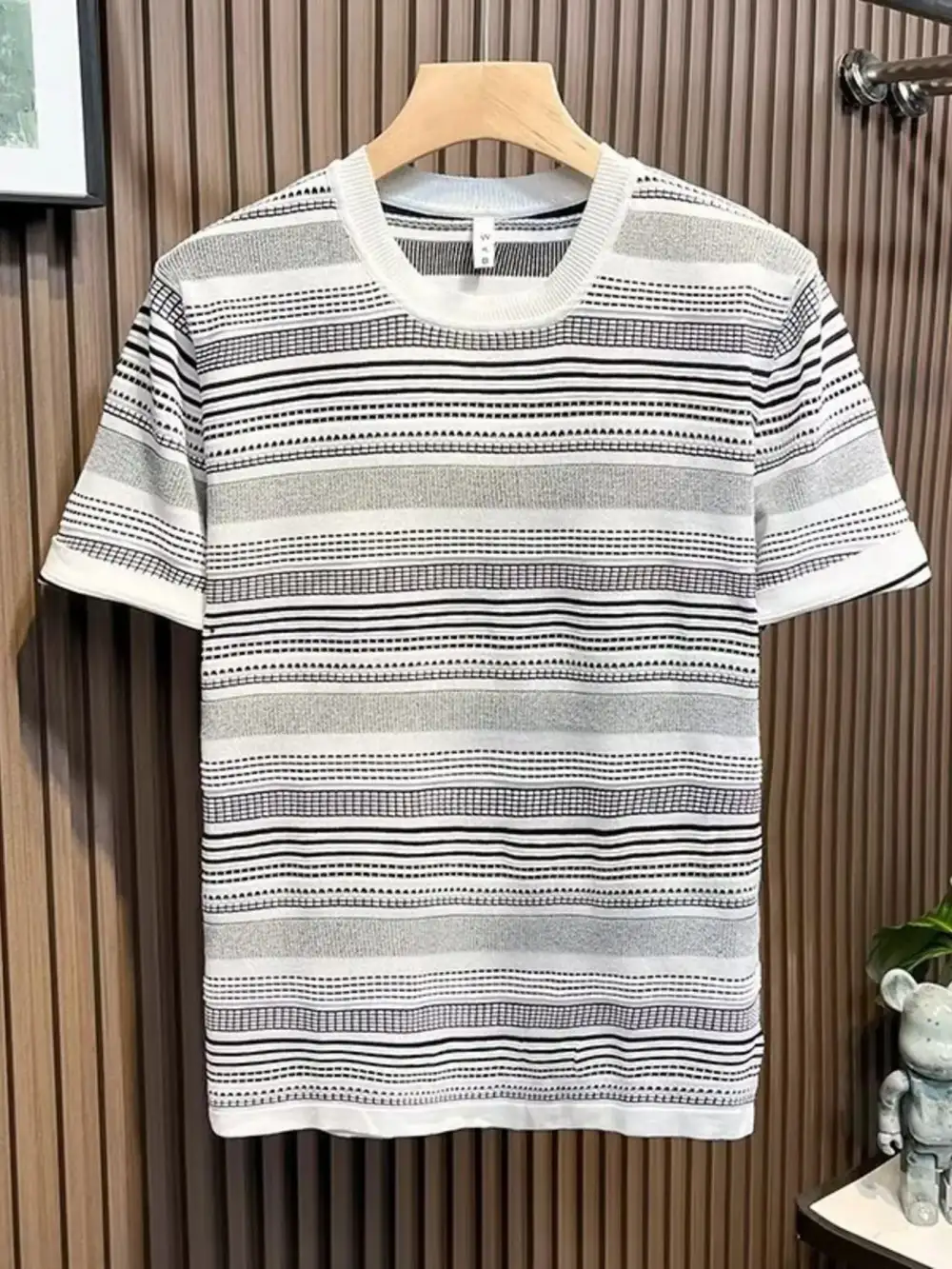 Everyday Striped Crew Neck Tee