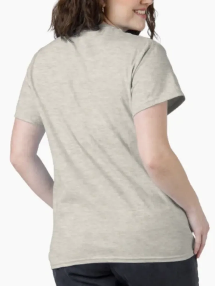 Women's Vintage-Themed Floral Bird Print Crew Neck Short-Sleeve T-Shirt