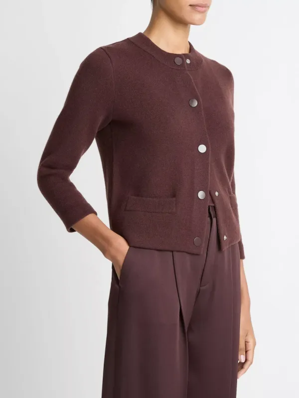 Snap Down Casual Cardigan