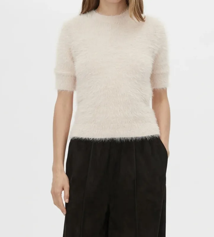 Powder Pink Knit Top