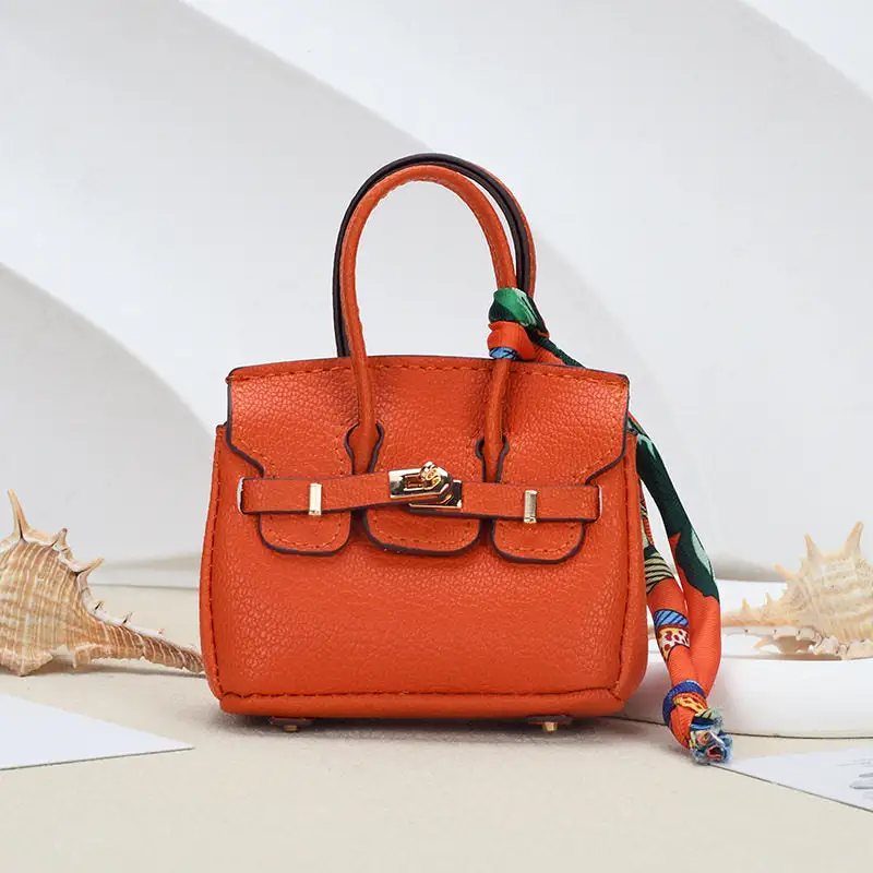 Mini Platinum Bag Pendant Keychain Earphone Accessory