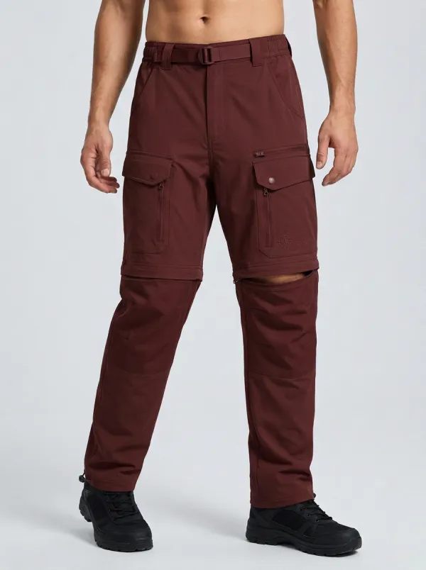 Men's Outdoor Hiking Tactical Detachable Printed Cargo Pants