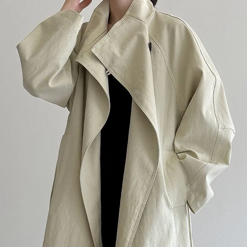 Refined Pearl Cascade Coat