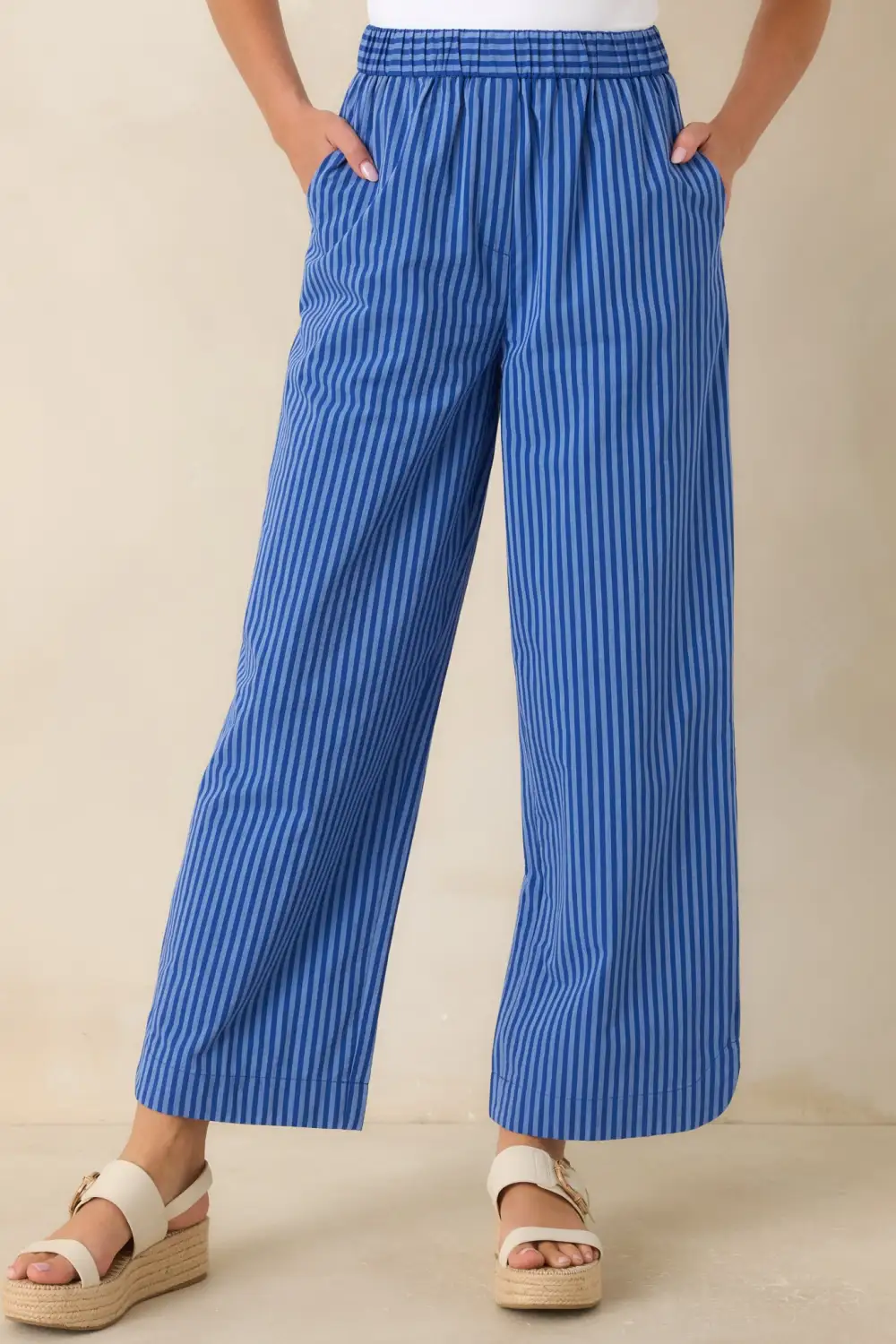 Electric Stripe Cotton Pants