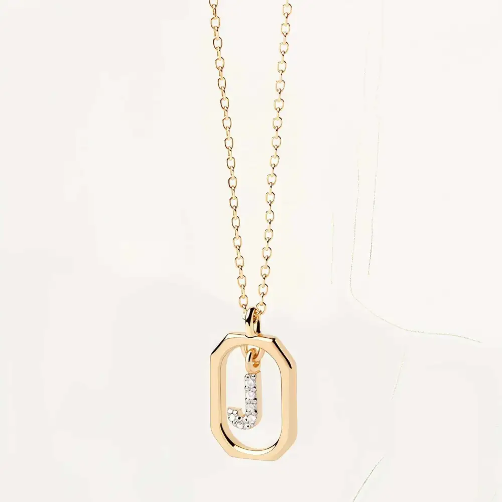 Initial Framed Necklace