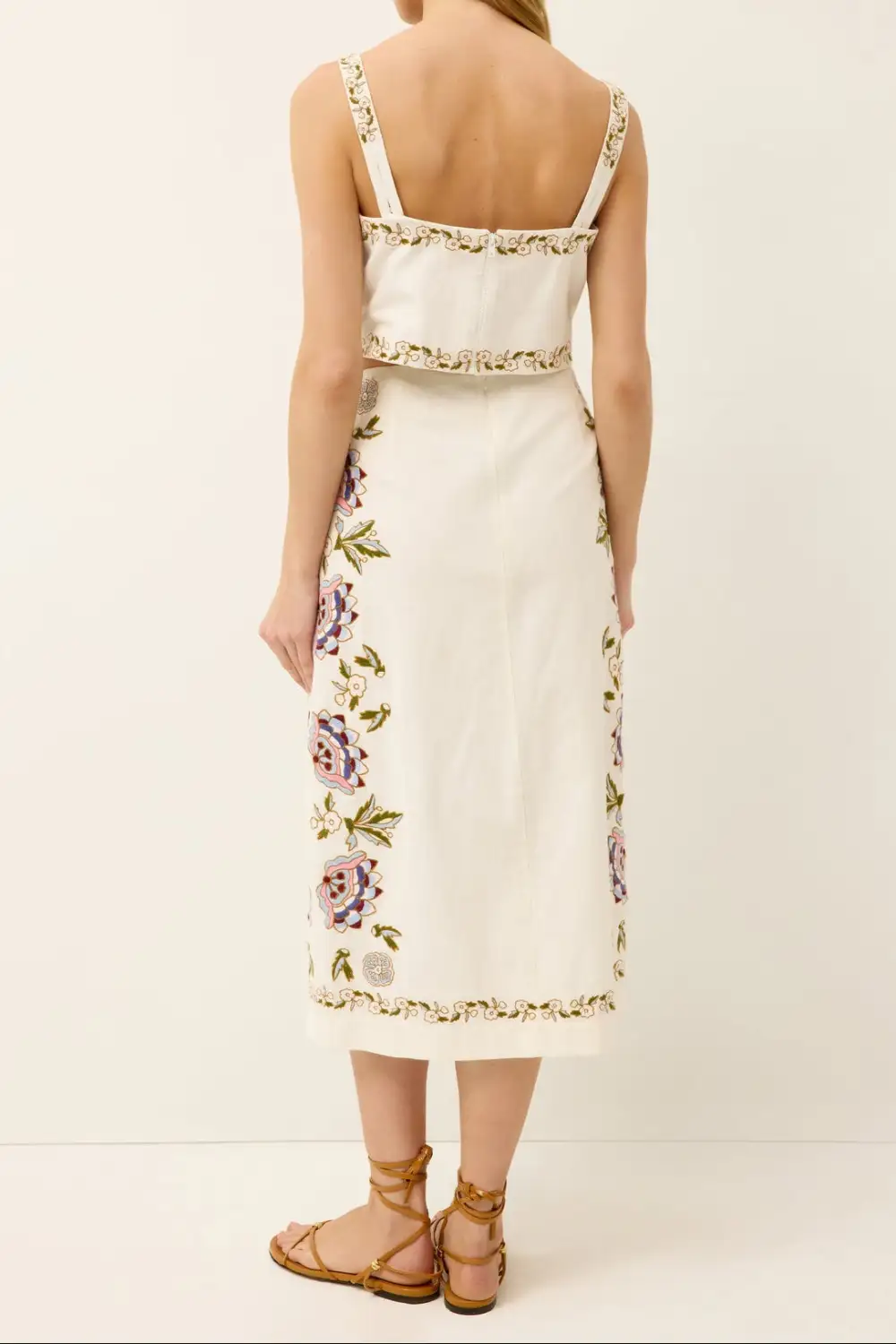 Midi Clean Line Skirt