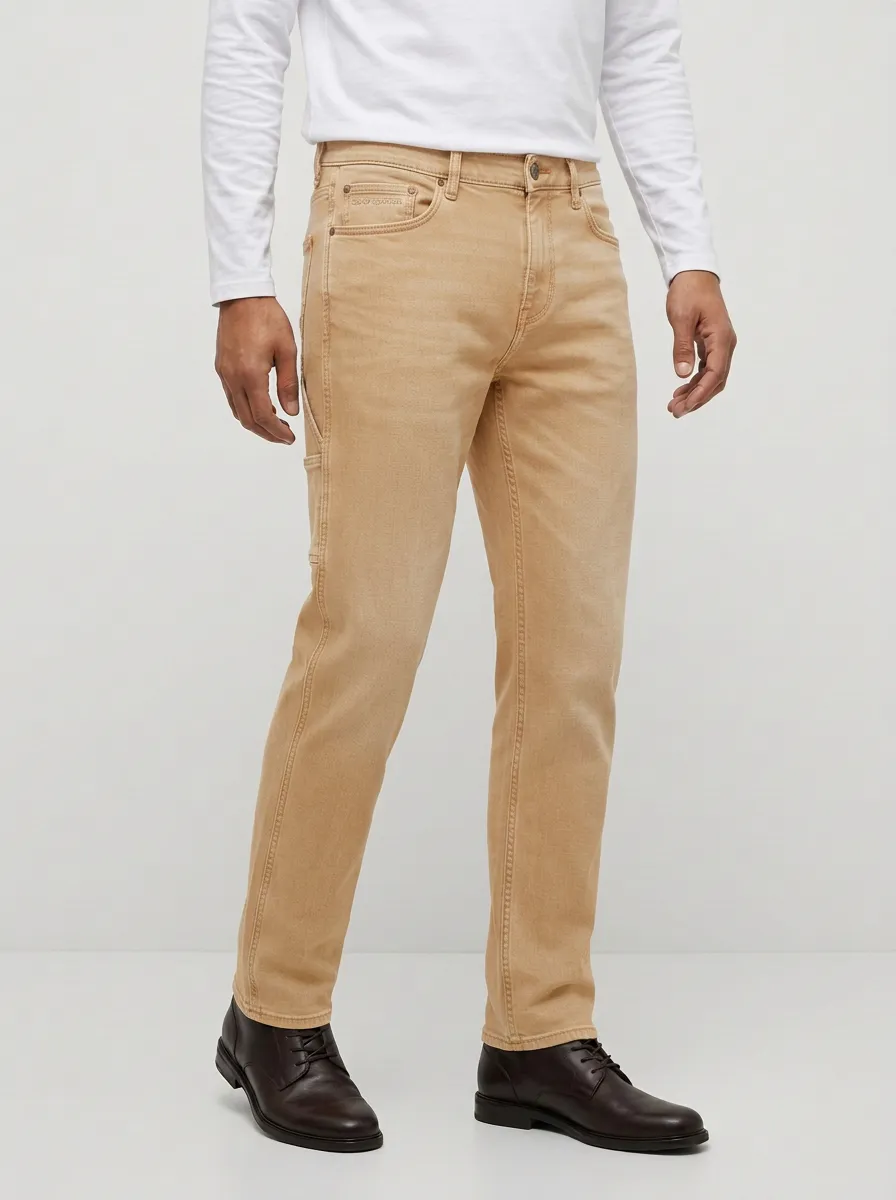 Clean-Lined Everyday Washed Jeans