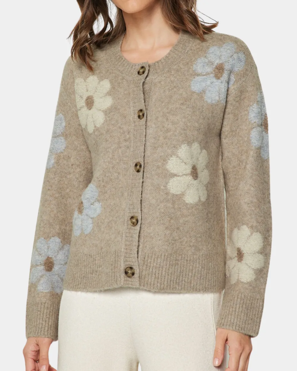 Daisy Motif Cardigan