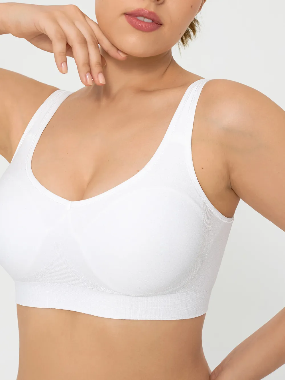 Seamless Comfort Wide Strap Bra