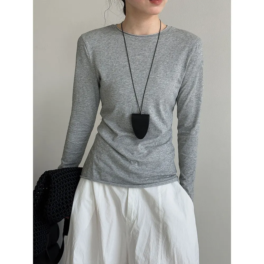 Long Sleeve Round Neck T-Shirt