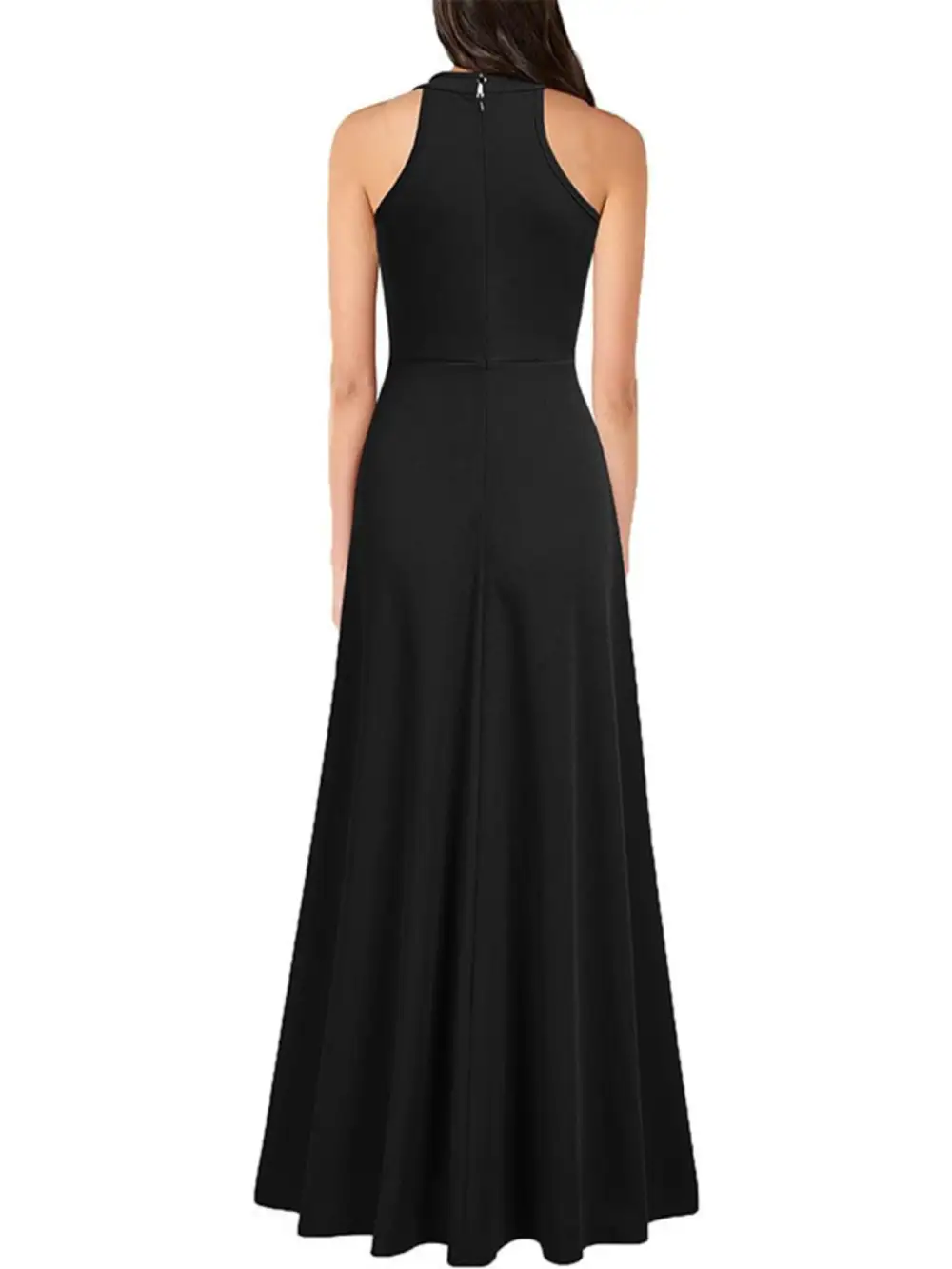 Slit Sleeveless Maxi Dress