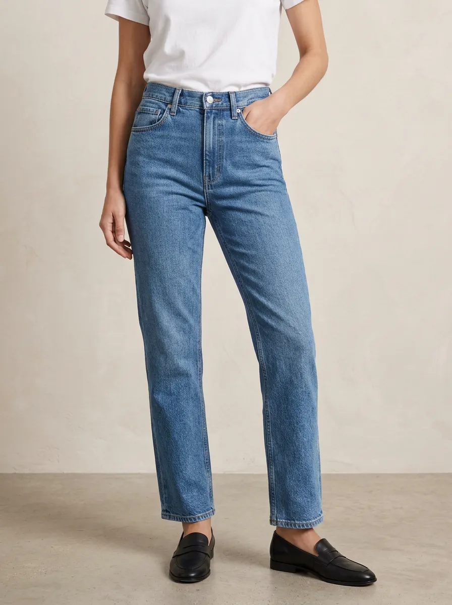 High-Rise Relaxed Women's Straight-Leg Jeans
