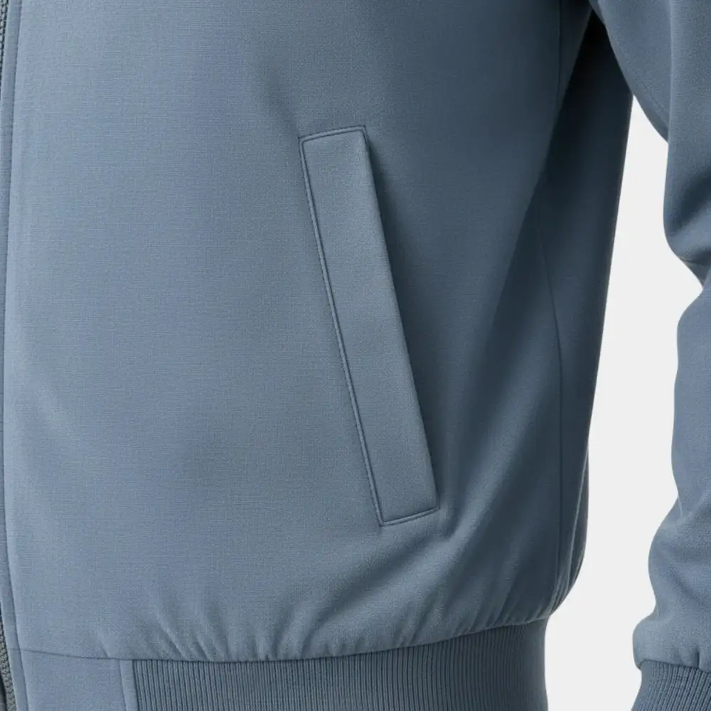 High Neck Zip Front Lightweight Bomber Jacket