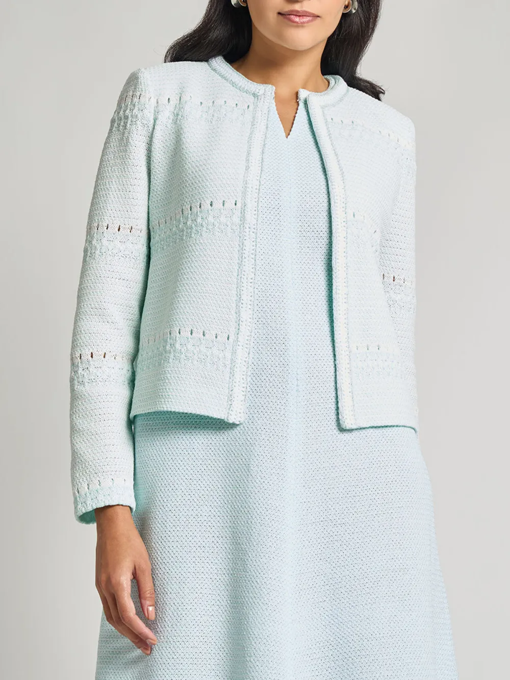 Round Neck Short Women's Knitwear