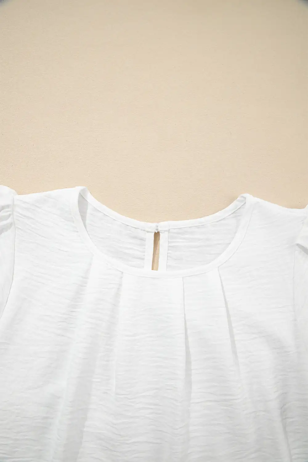 Pleated Textured Blouse