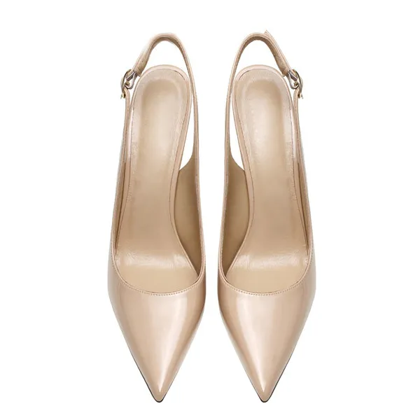 Elegant Pointed Toe Stiletto Slingback Pumps