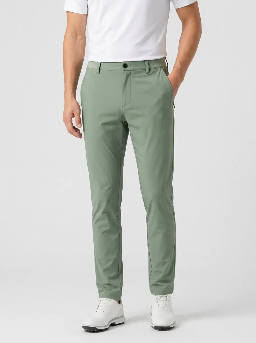 Practice Men'S Golf Lover Solid Printed Trousers Performance Style